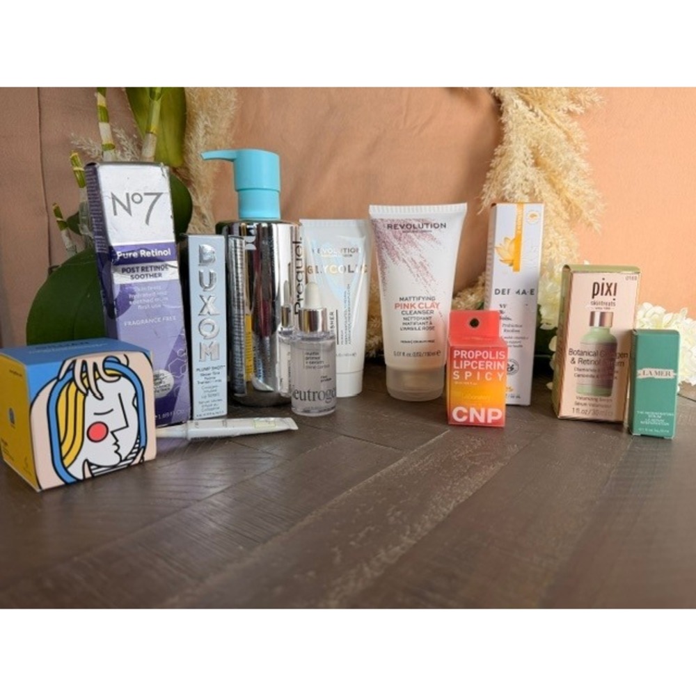 New Beauty & Skincare Lot La Mer Pixi No7 Revolution CNP Buxom 12 Piece Bundle
